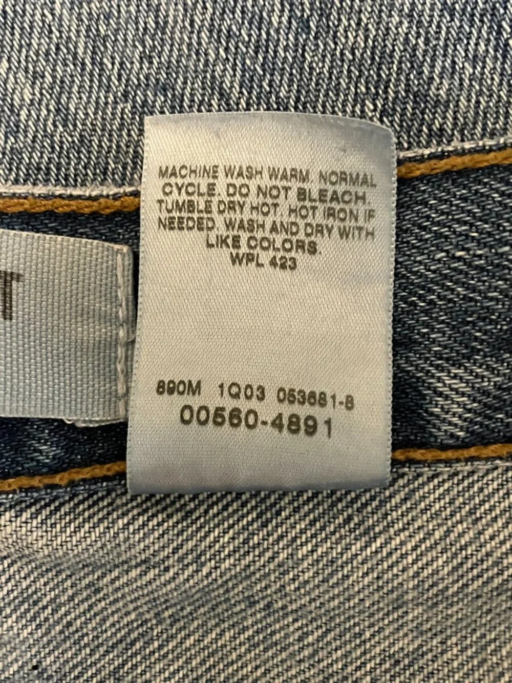 Vtg 2003 Levis 560 Comfort Fit Baggy Tapered Skate Jeans Mens 36x32 (35.5x31)